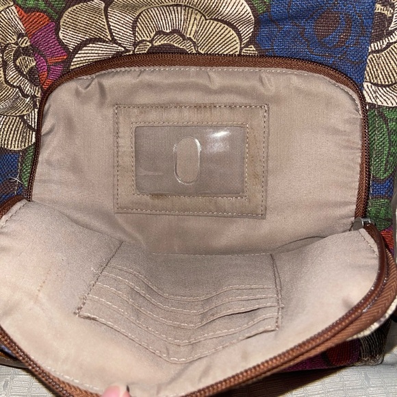 Floral Canvas Crossbody Bag - Picture 4 of 11